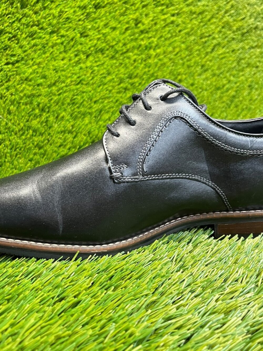 Nunn Bush Westwood Mens Size 8 Black Classic Leather Oxford Dress Shoes - Picture 2 of 10